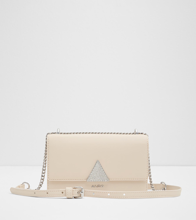 ANDREANA Logo Detail Flap Crossbody Bag