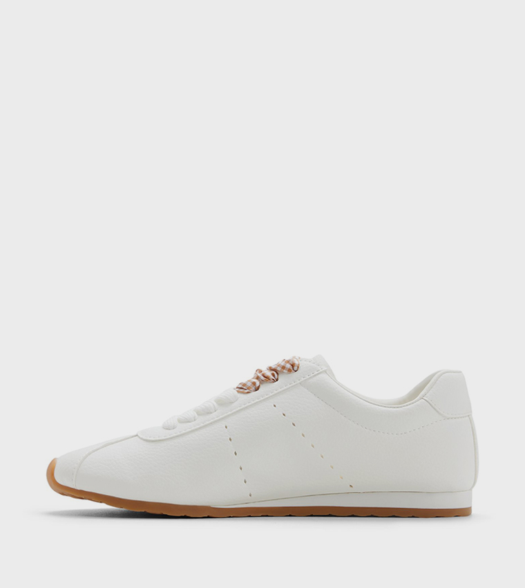 ANISTAZIA Round Toe Lace-Up Sneakers