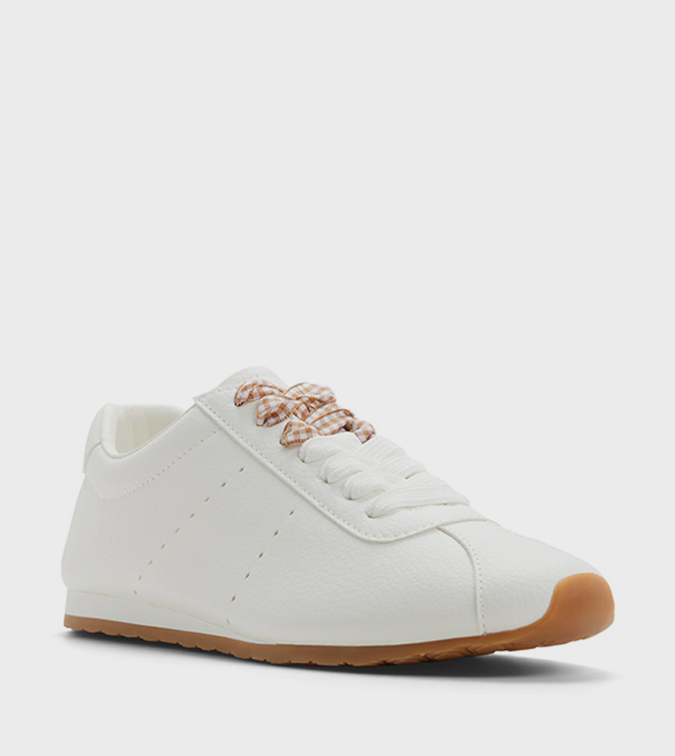 ANISTAZIA Round Toe Lace-Up Sneakers