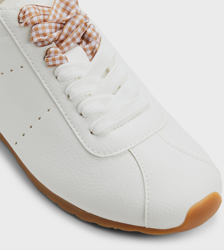 ANISTAZIA Round Toe Lace-Up Sneakers
