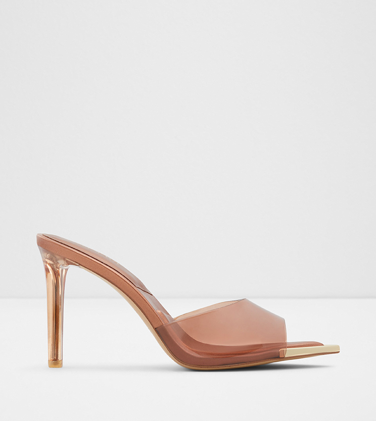Buy Aldo Annabrilden Heeled Sandals In Beige | 6thStreet