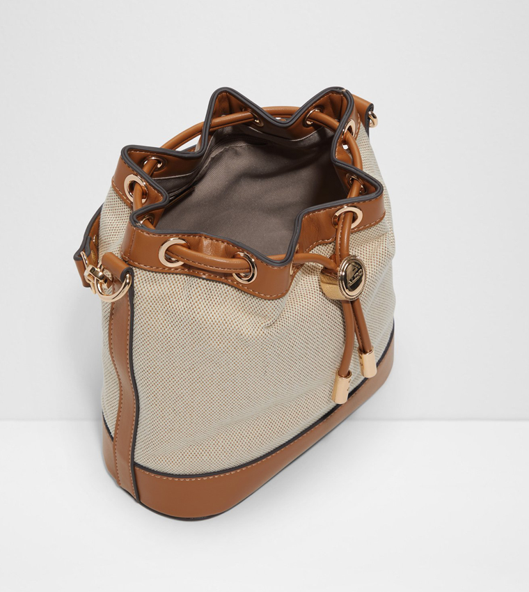 ANNALANY Color Block Bucket Bag