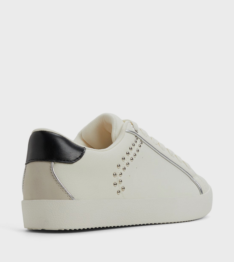 ANNIK Studded Lace-Up Sneakers
