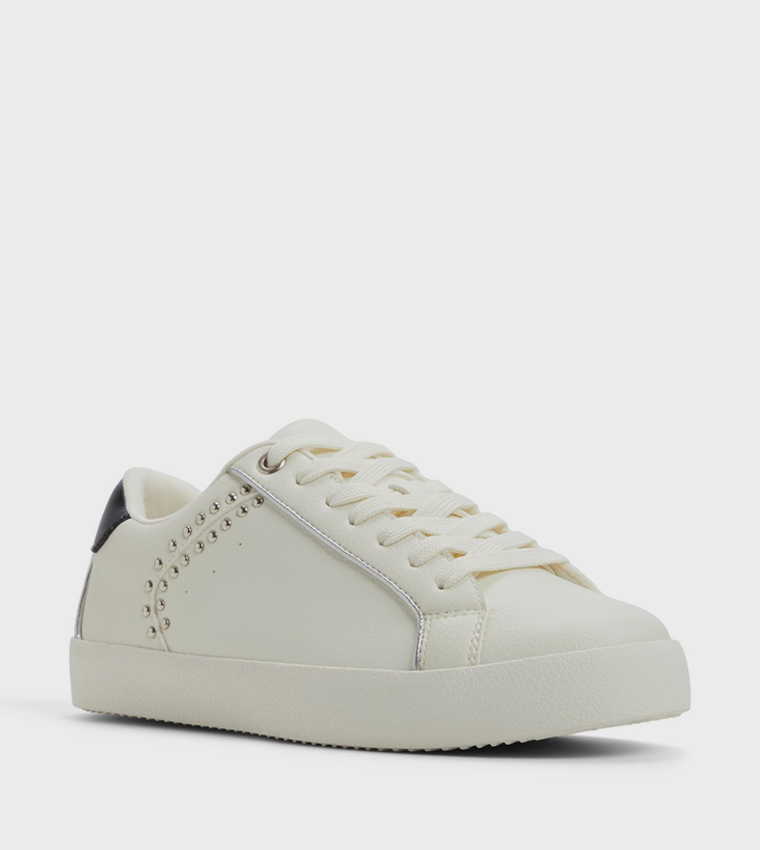 ANNIK Studded Lace-Up Sneakers