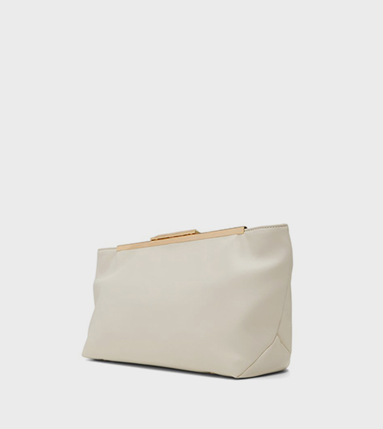 ANTONELLAA Solid Metal Frame Clutch