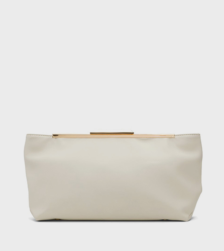 ANTONELLAA Solid Metal Frame Clutch
