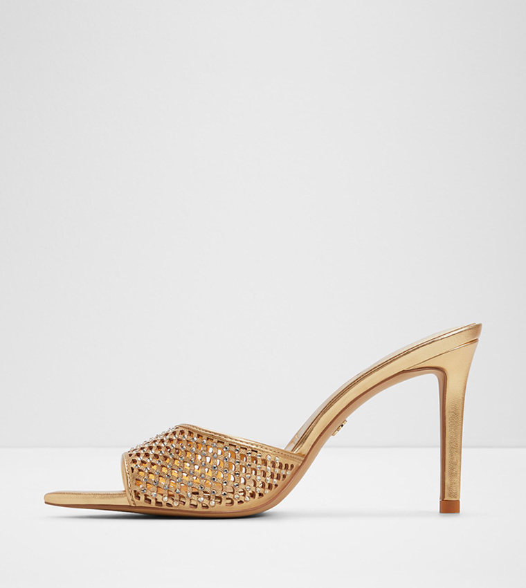 ANYABRILDEN Embellished Heeled Sandals