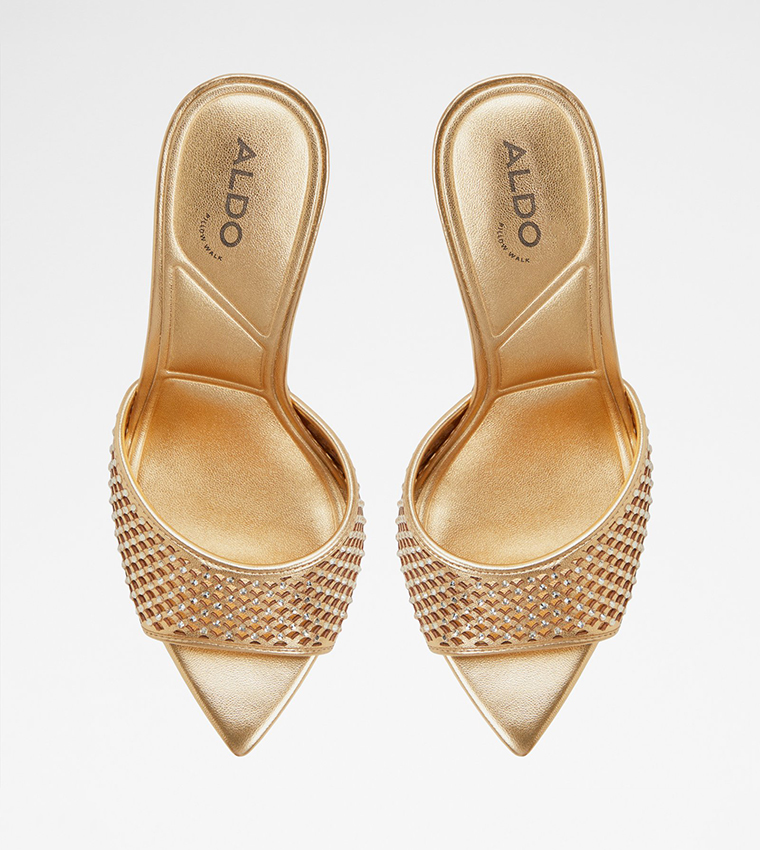 ANYABRILDEN Embellished Heeled Sandals