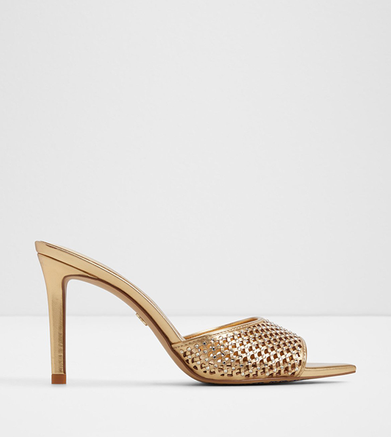ANYABRILDEN Embellished Heeled Sandals