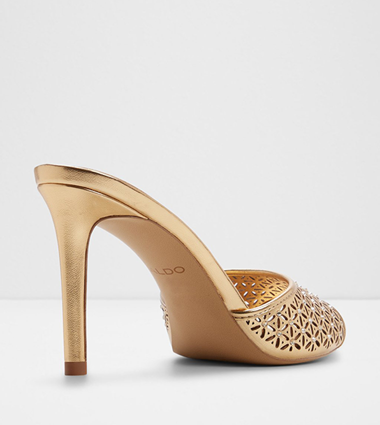 ANYABRILDEN Cut-Out Detail Heel Sandals