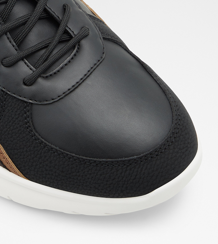 Buy Aldo Anyan Textured Colorblock Sneakers In Black | 6thstreet UAE