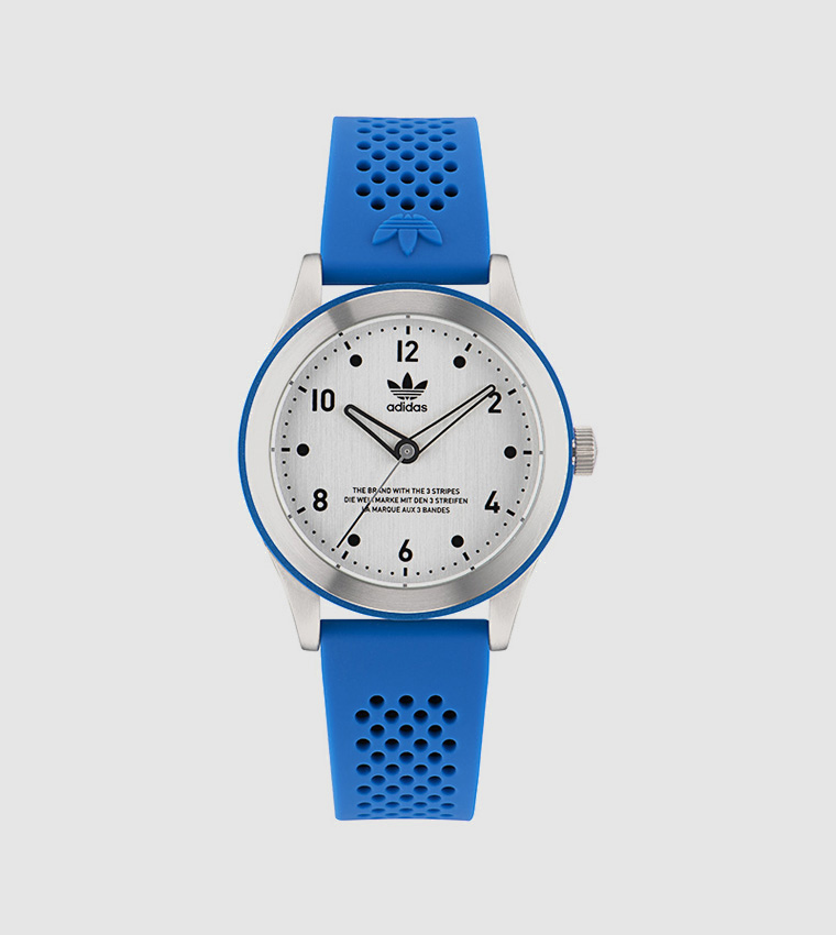 CODE THREE Silicon Strap Watch, 40mm