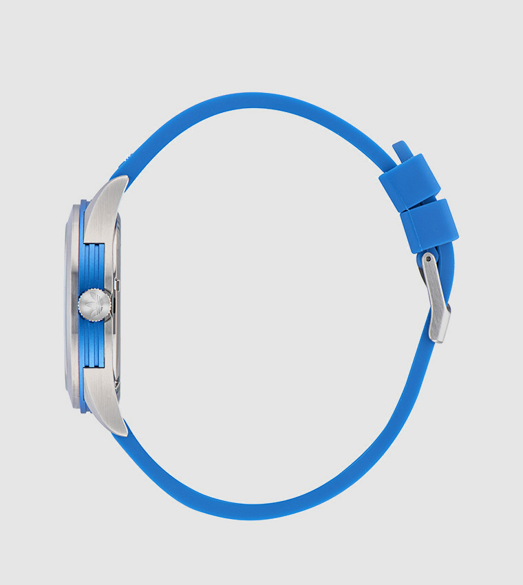 CODE THREE Silicon Strap Watch, 40mm