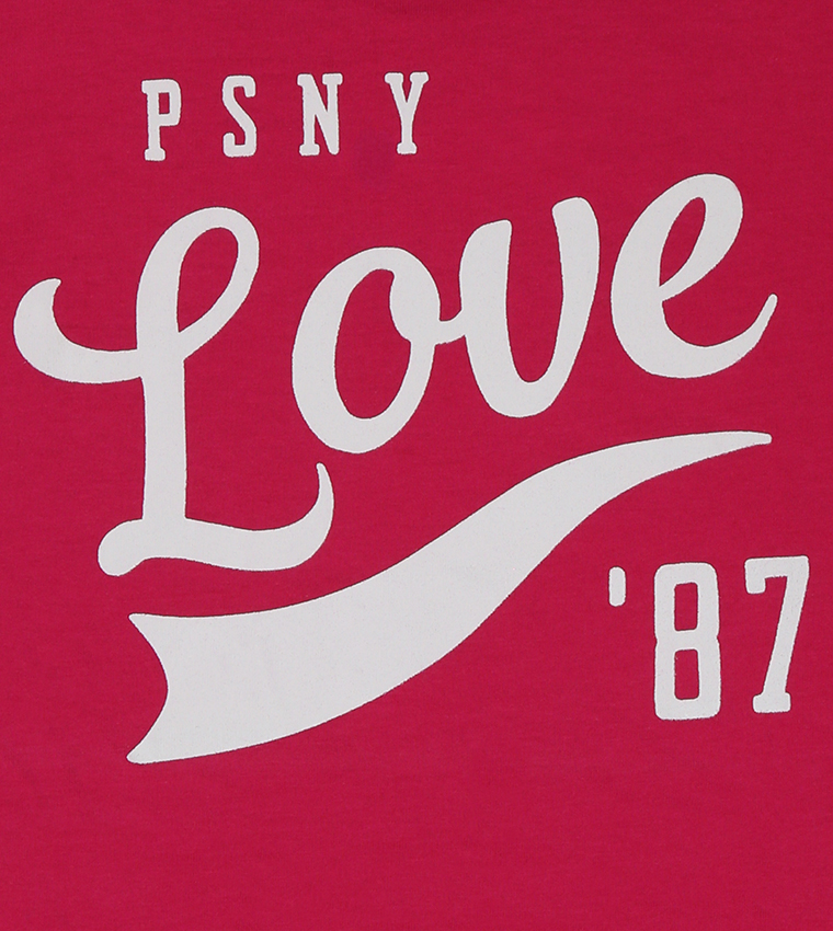 PS NY Love 87 Graphic T-Shirt - Pink AR-9050-9194