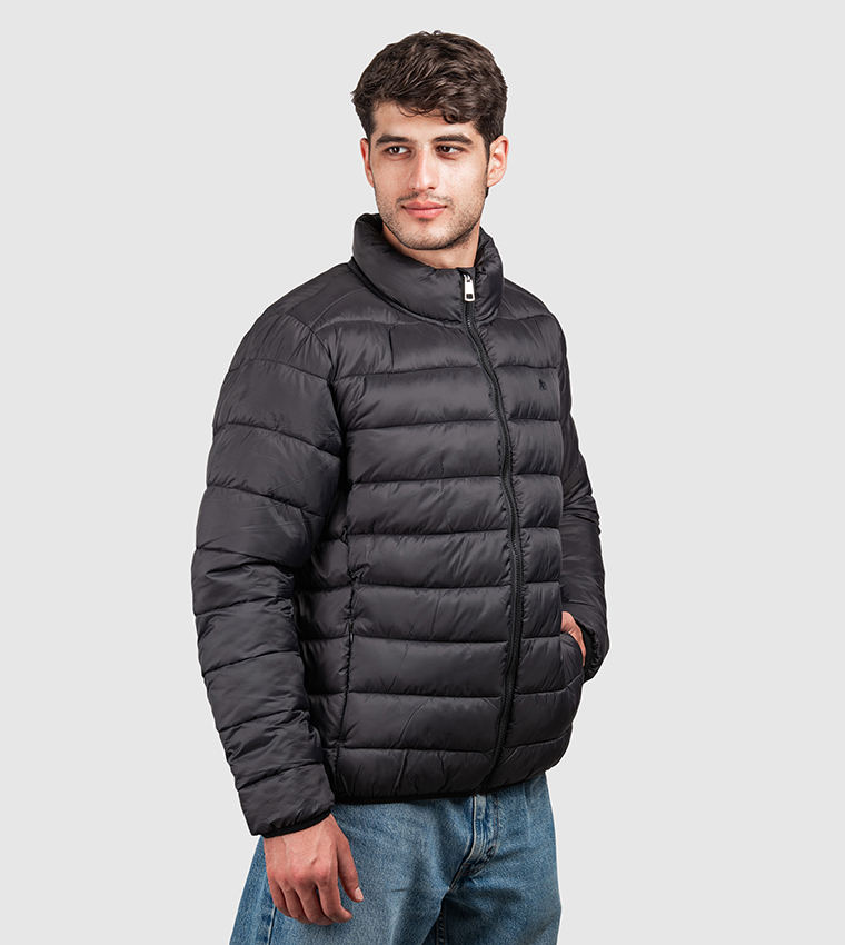 جاكيت بفر ايرو رجالي بسحاب كامل 