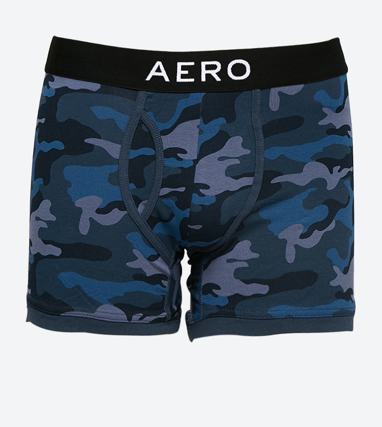 Aéropostale Striped Waistband Knit Boxer Briefs