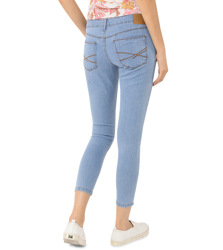 5 Pocket Detail Ankle Length Jeans
