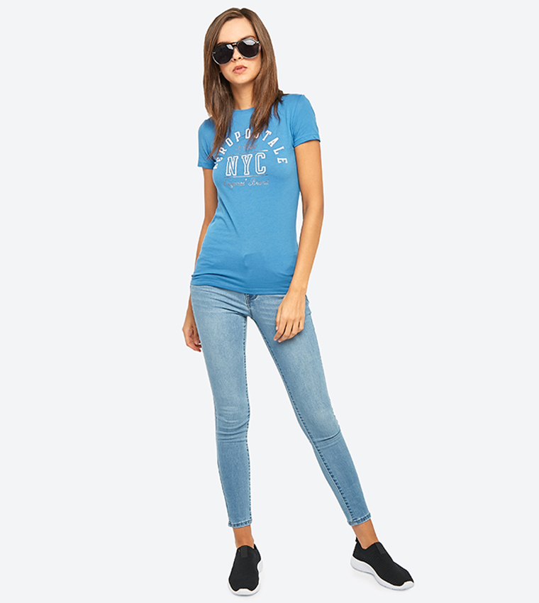 5-pocket Button Closure Zip Fly Skinny Fit Jeans