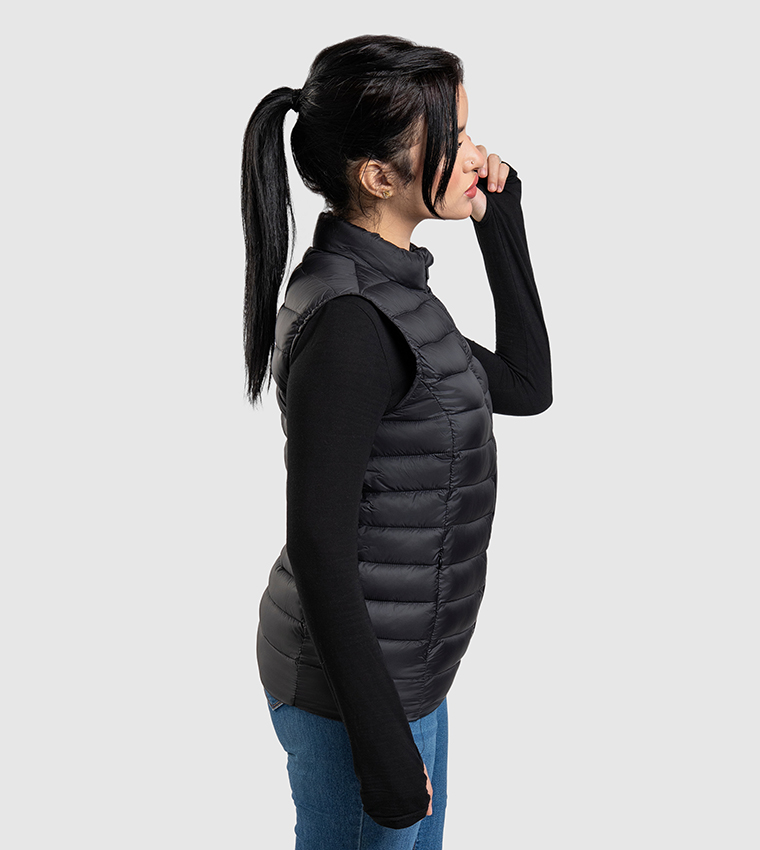 Aero Women's Zippered High Neck Gilet