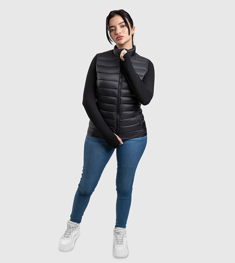 Aero Women's Zippered High Neck Gilet
