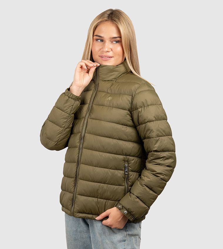 Aero Women's High Neck Puffer Jacket