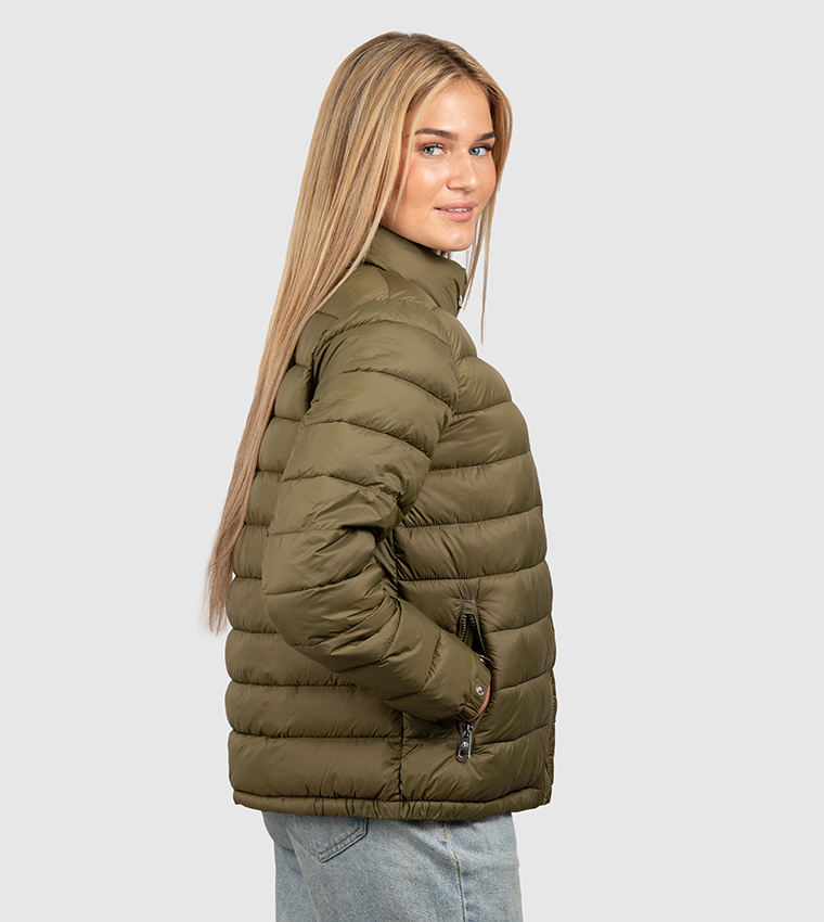 Aero Women's High Neck Puffer Jacket