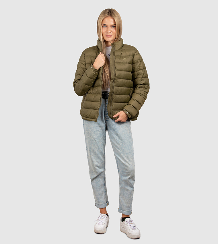 Aero Women's High Neck Puffer Jacket