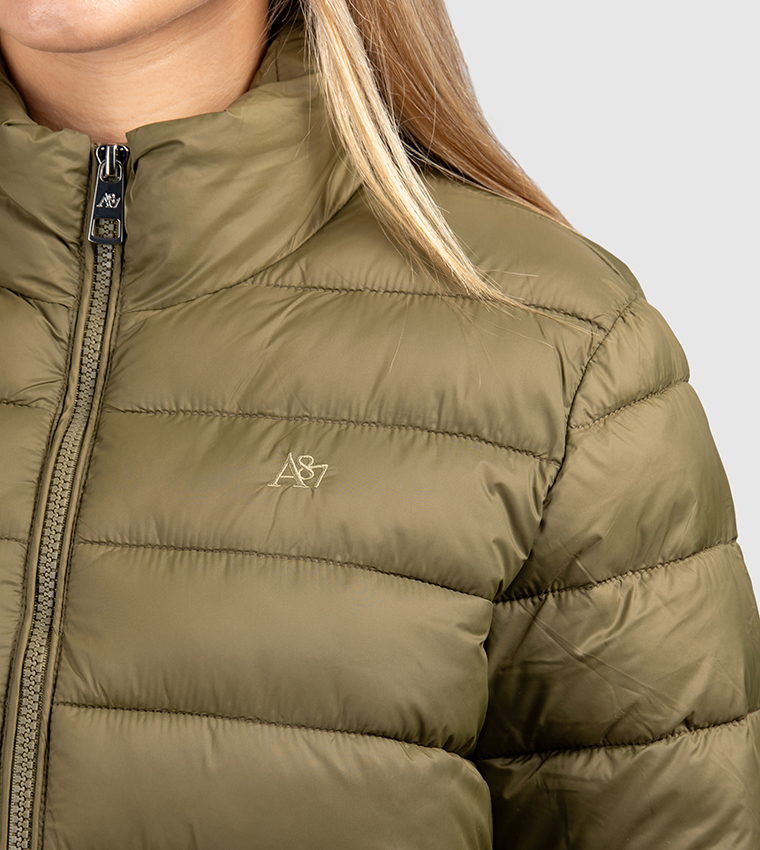 Aero Women's High Neck Puffer Jacket