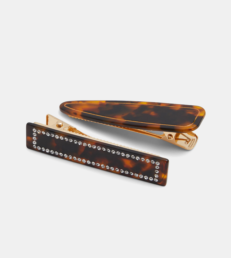 ARABELLIE Patterned Hair Clip Set