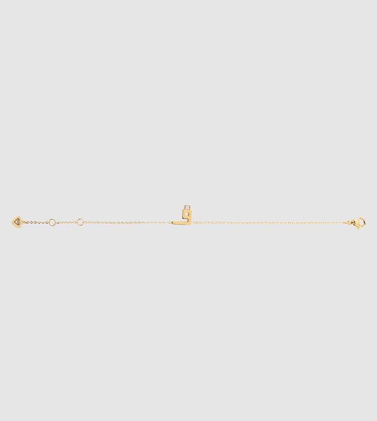 Arabic Letter F Charm Bracelet