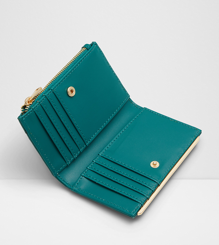 Buy Aldo ARCANE Embroidered Wallet In Green 6thStreet UAE