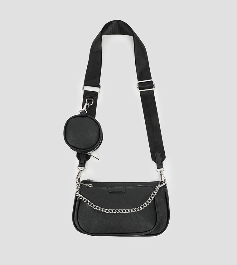 Two-Compartment Crossbody Bag