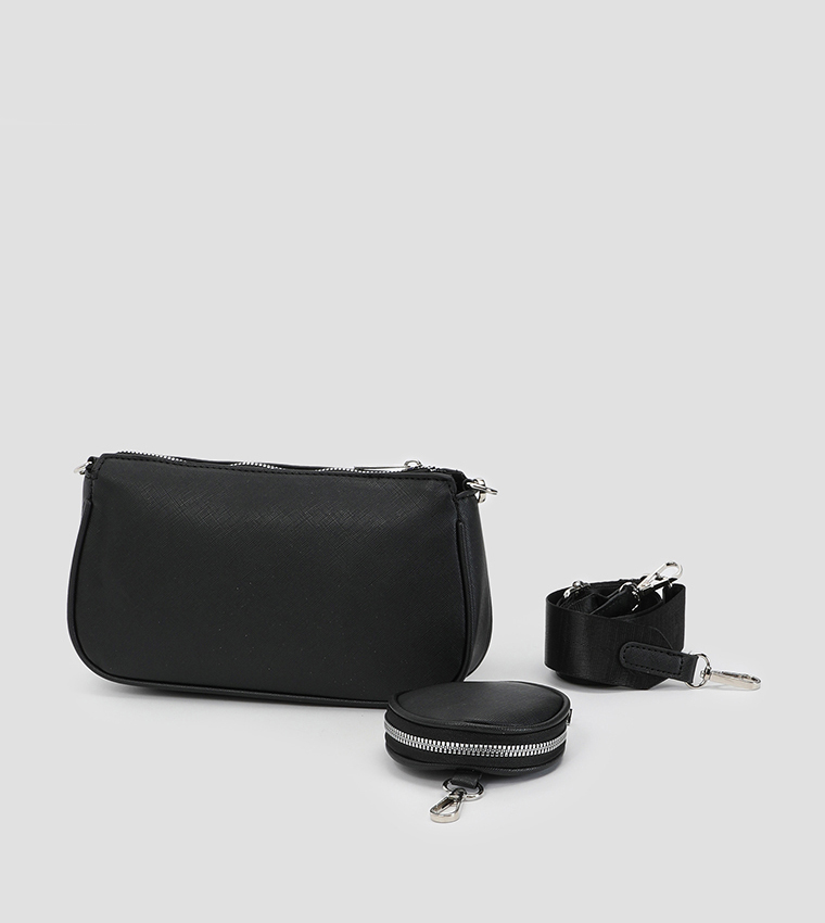 Two-Compartment Crossbody Bag