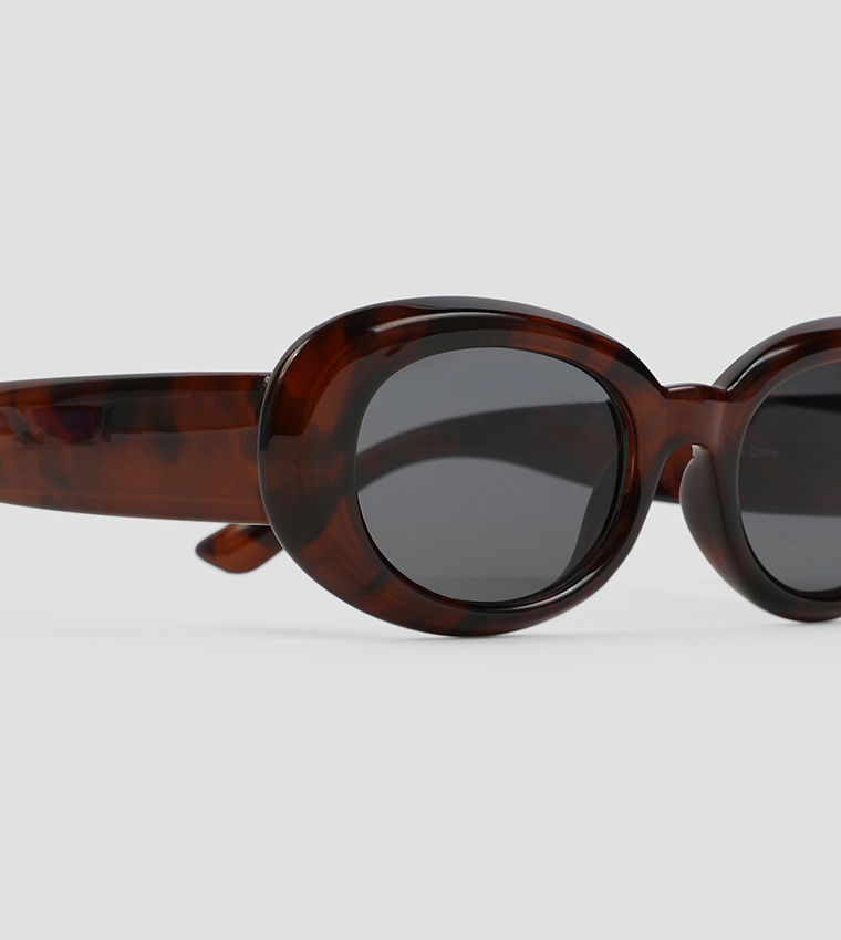 UV Protection Oval Sunglasses