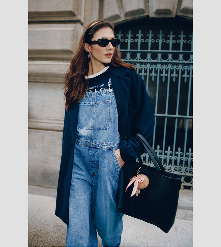 Washed Denim Dungaree