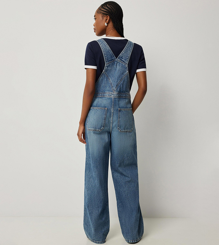 Washed Denim Dungaree
