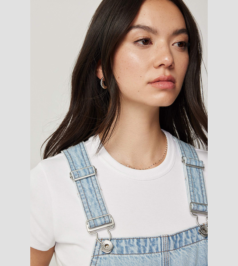Faded Denim Dungaree