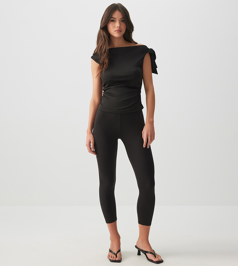 Asymmetrical Off Shoulder Top