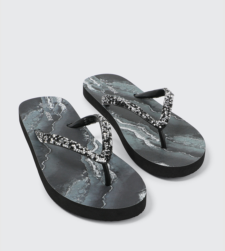 Embellished Flip-Flops