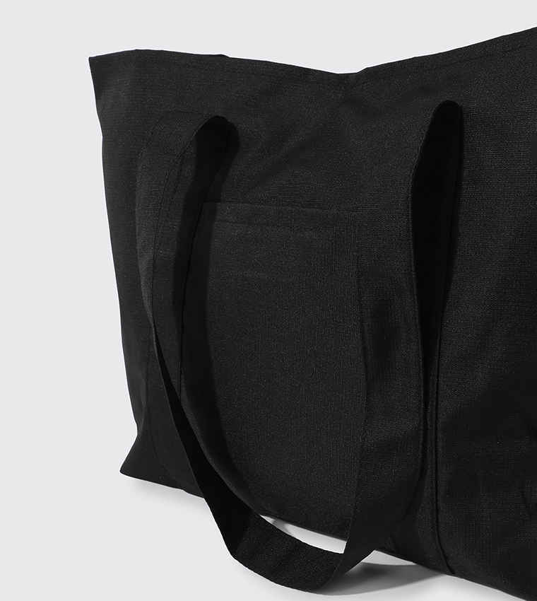 Solid Canvas Tote Bag
