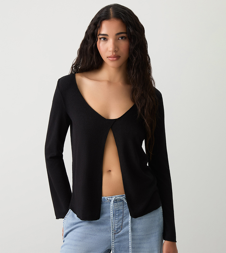 كارديجان بأكمام طويلة 