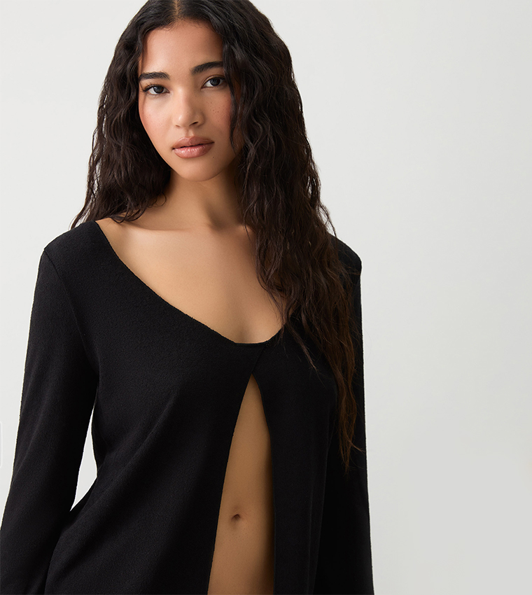 كارديجان بأكمام طويلة 