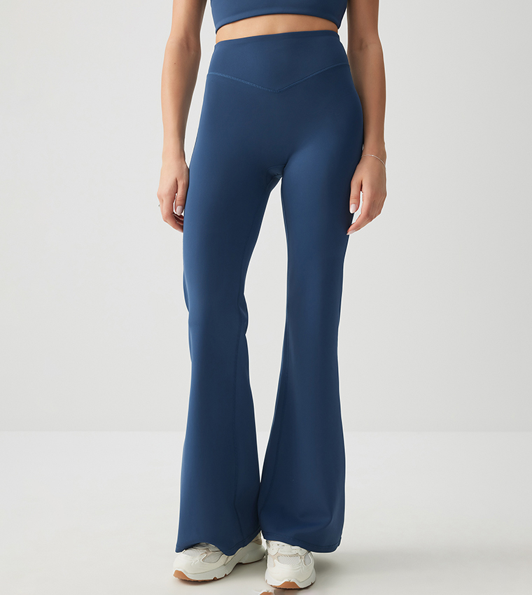 High Rise Flared Leggings