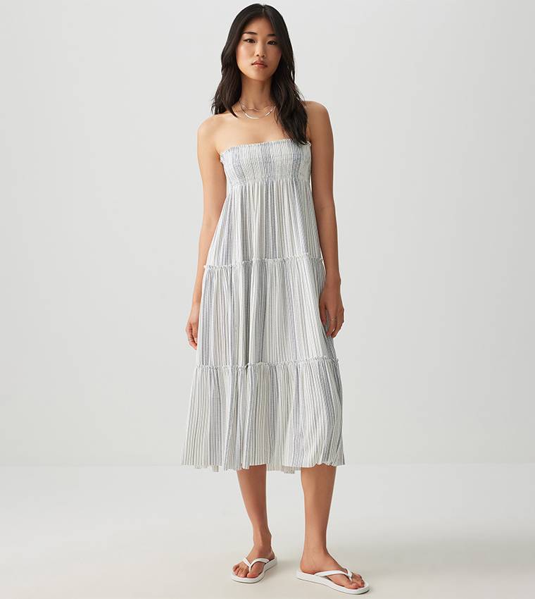 Two-Way Maxi Tiered Skirt