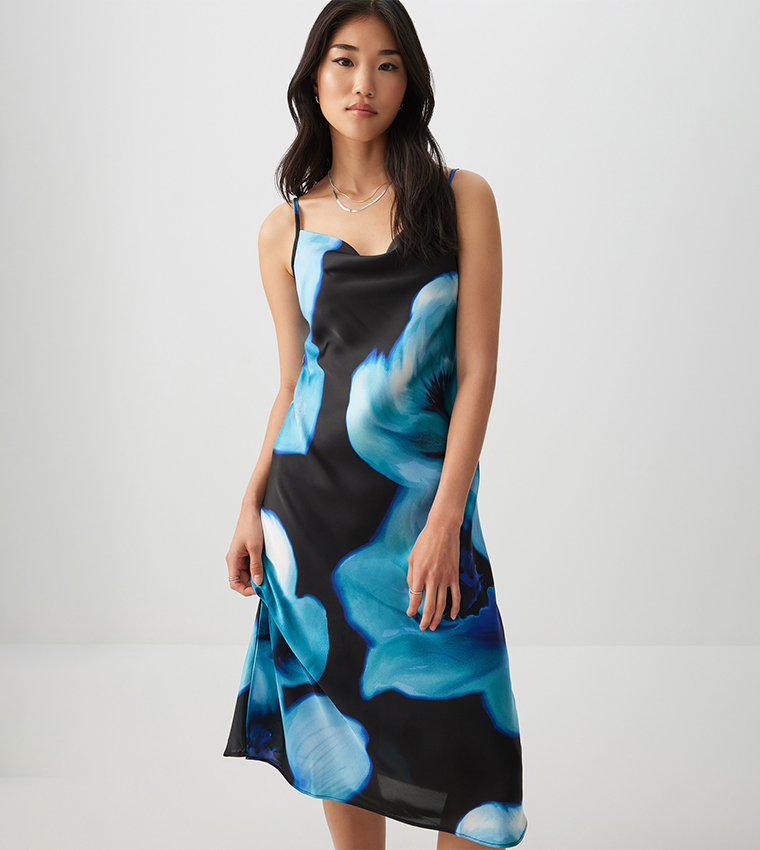 knee length dresses for ladies Linen Midi Dress  Ardene