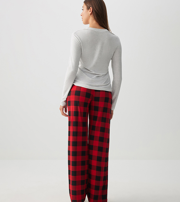 HUSHKNIT Printed Long Sleeves Pyjama Set