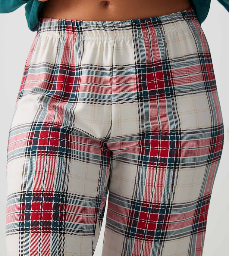 HUSHKNIT Printed Long Sleeves Pyjama Set