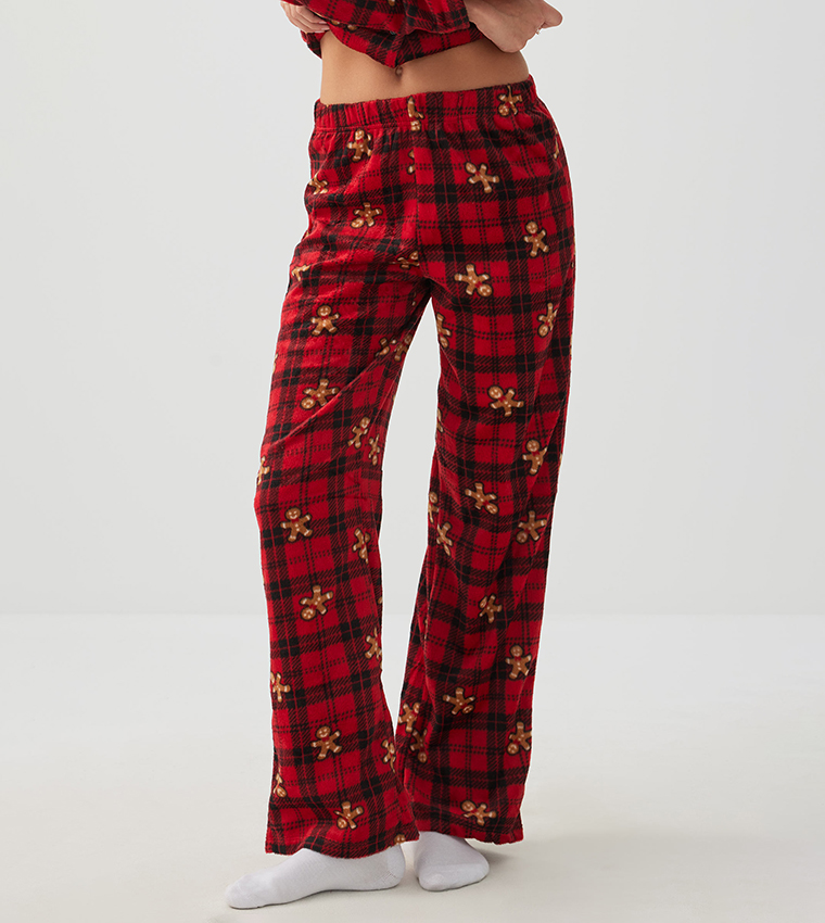 SNUGSOFT Printed Elastic Waist Pyjama Set