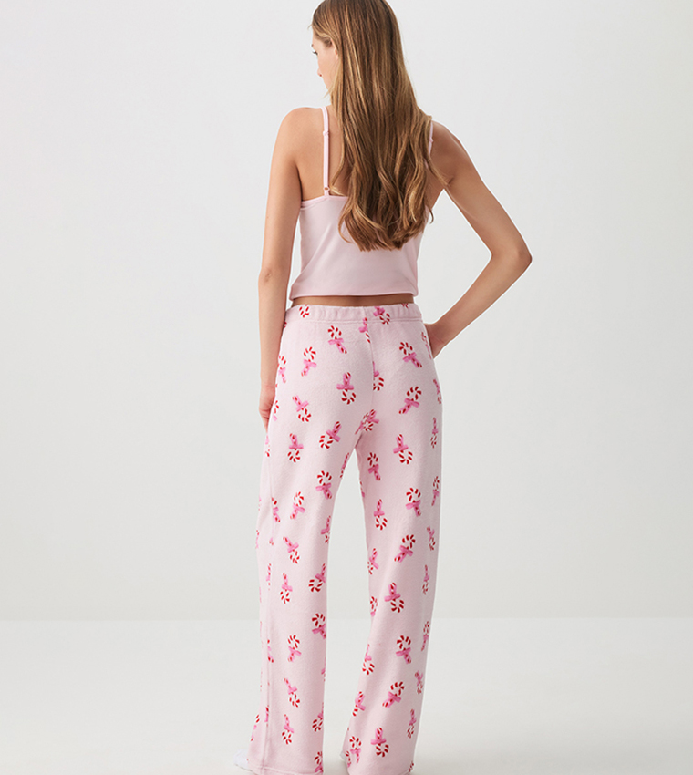 SUNDAYSOFT Printed Flared Pyjama Pants