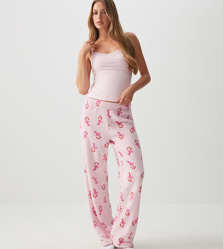 SUNDAYSOFT Printed Flared Pyjama Pants